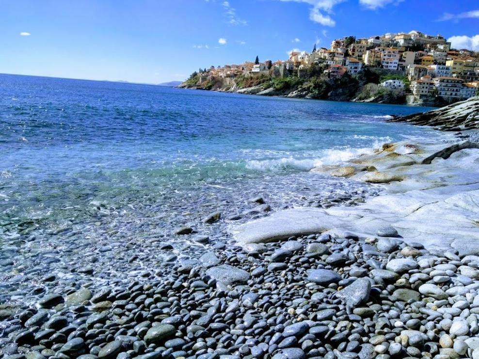 Globy Seaview Apartments Kavala Exteriör bild